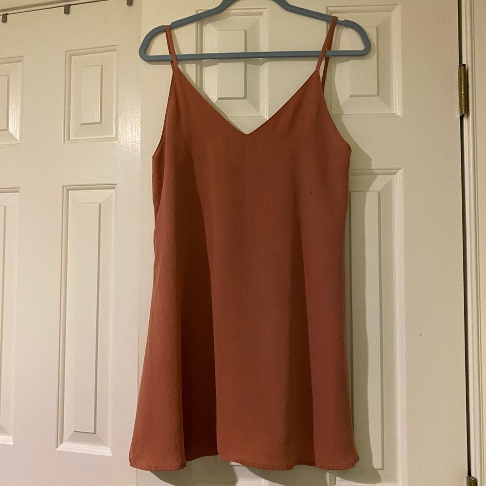 Blush colored shift dress